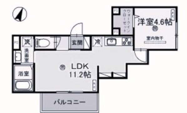 王子公園駅 徒歩12分 3階の物件間取画像